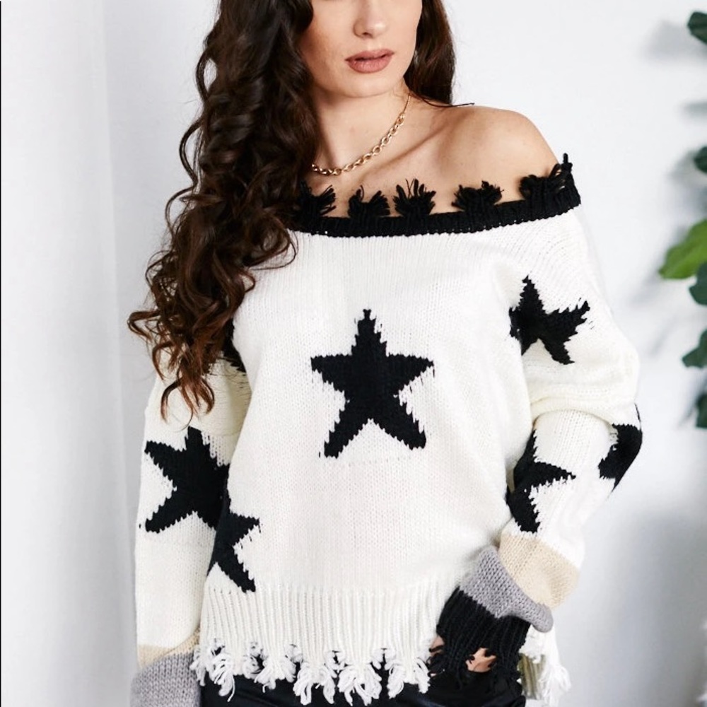 NWT Fabrik Celeste Star Sweater